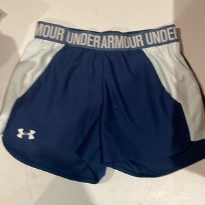 Blue under armour shorts